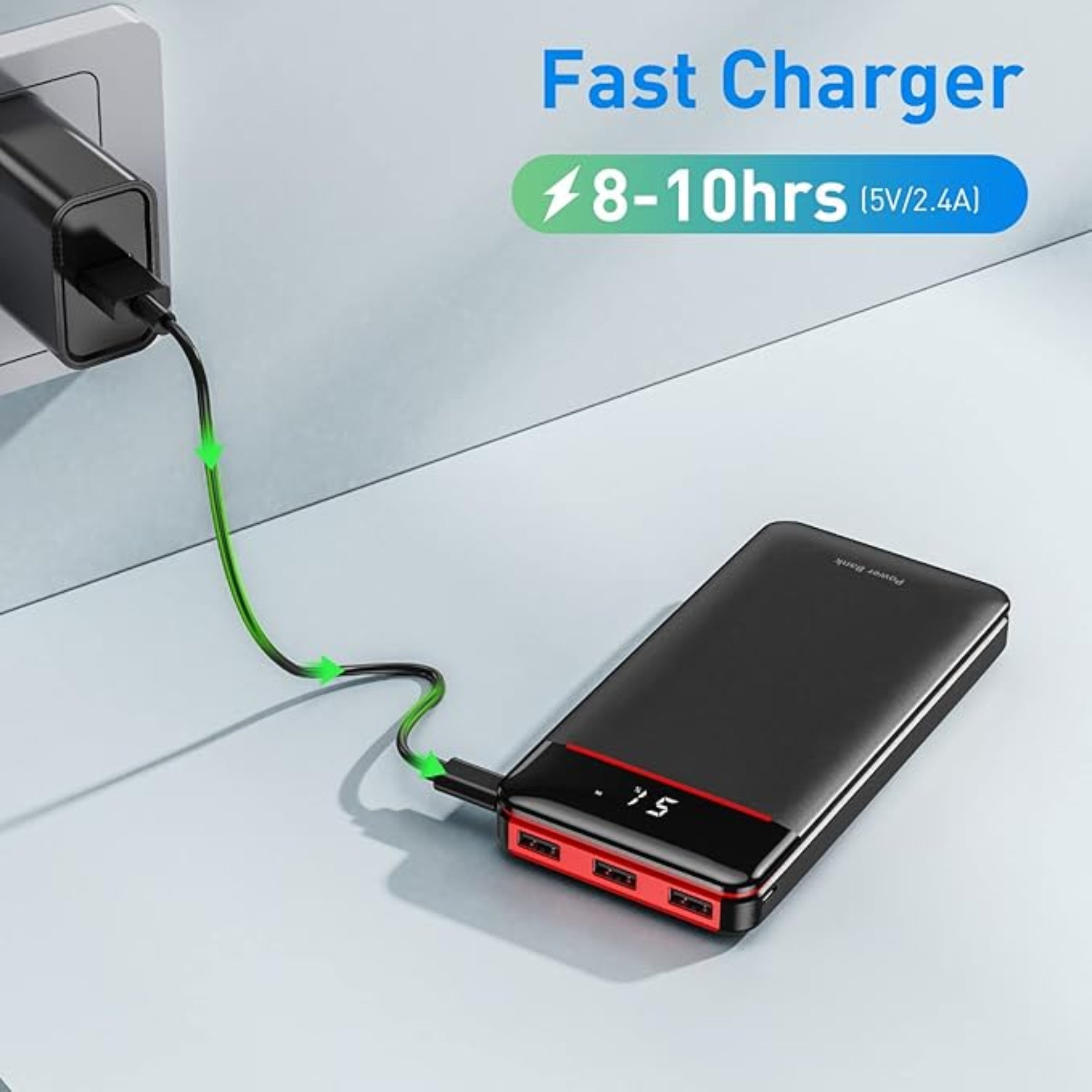 Portable Charger Power Bank 25000mAh, Fast Charging USB C with 3 Outputs & 2 Inputs & Flashlight, Ultra High Capacity External Battery Pack for Cell Phone Compatible with iPhone, Samsung, Android etc My Store