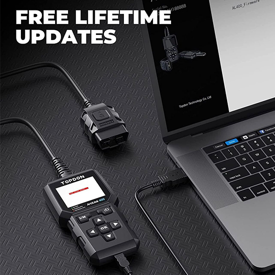 TOPDON AL400 OBD2 Scanner, Full OBDII Code Reader, Check Engine Light Scan Tool (Without box) My Store