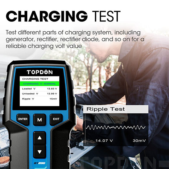 TOPDON BT200 12V/24V Battery Tester My Store