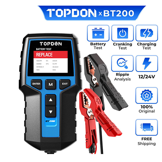 TOPDON BT200 12V/24V Battery Tester My Store