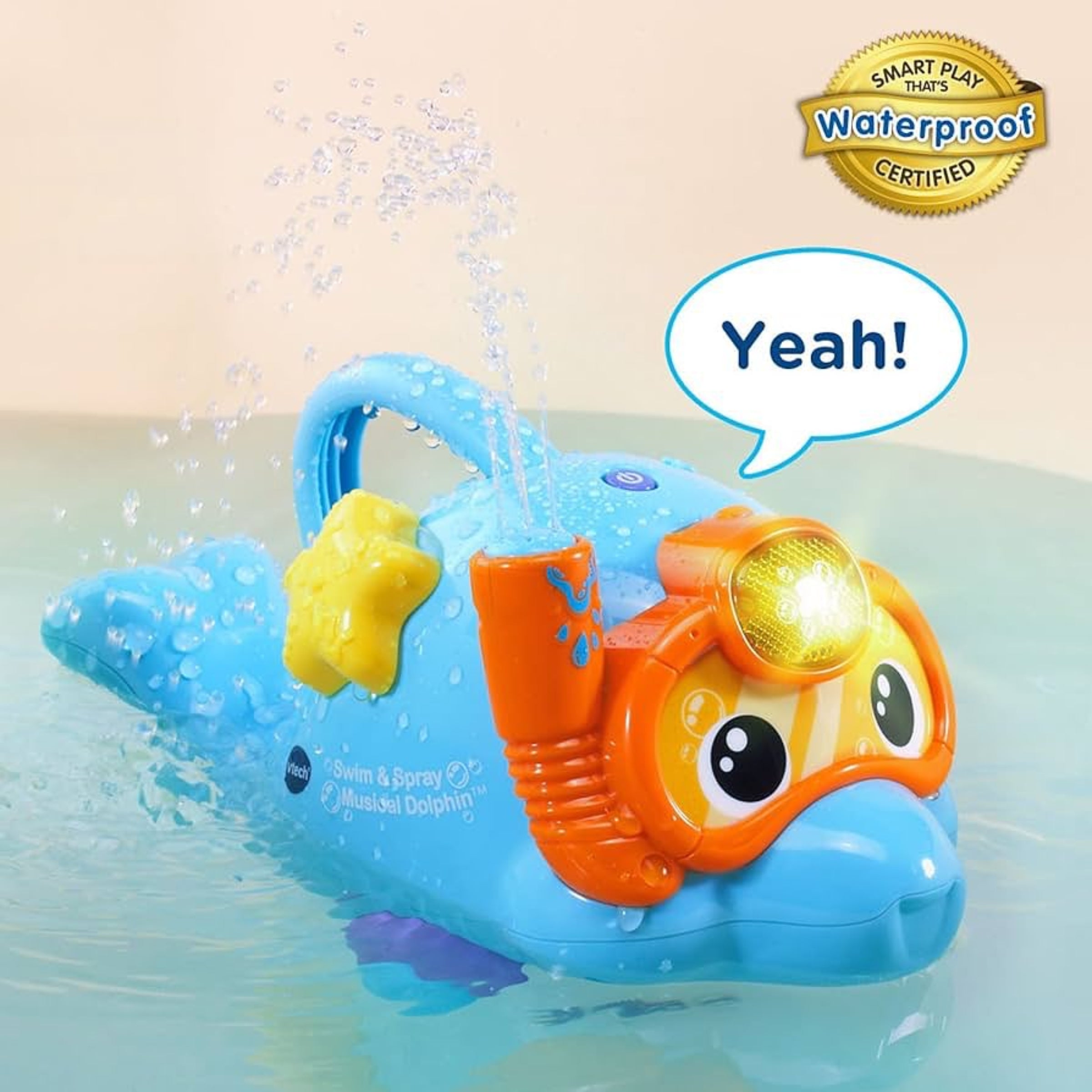 VTech Swim & Spray Musical Dolphin™ Interactive Learning Toy My Store