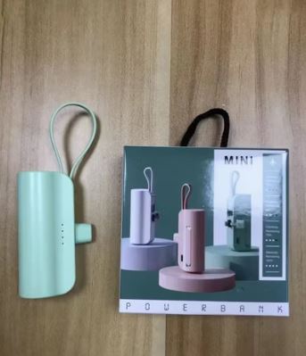 Mini Gift Powerbank 3000mah Cute Capsule Rechargeable Power Bank 5000mAh with Holder My Store