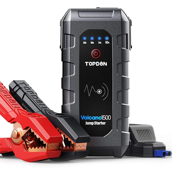 TOPDON - Volcano 1500 - Battery Jump Starter & Power Supply - 12V - 1500A - 18,000mAh My Store