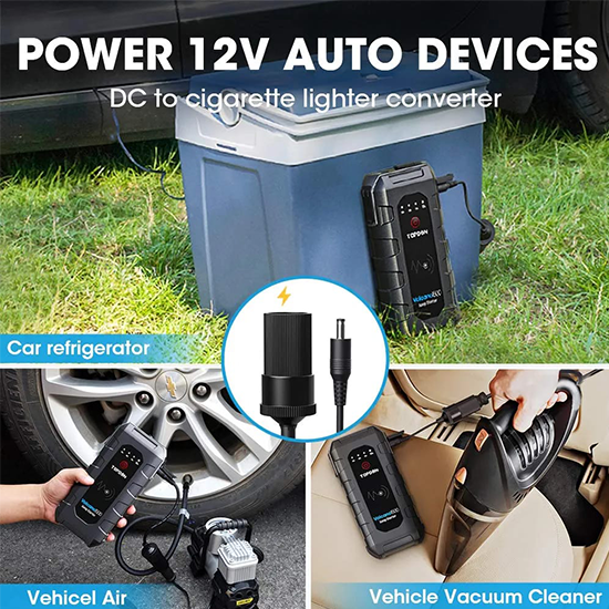 TOPDON - Volcano 1500 - Battery Jump Starter & Power Supply - 12V - 1500A - 18,000mAh My Store