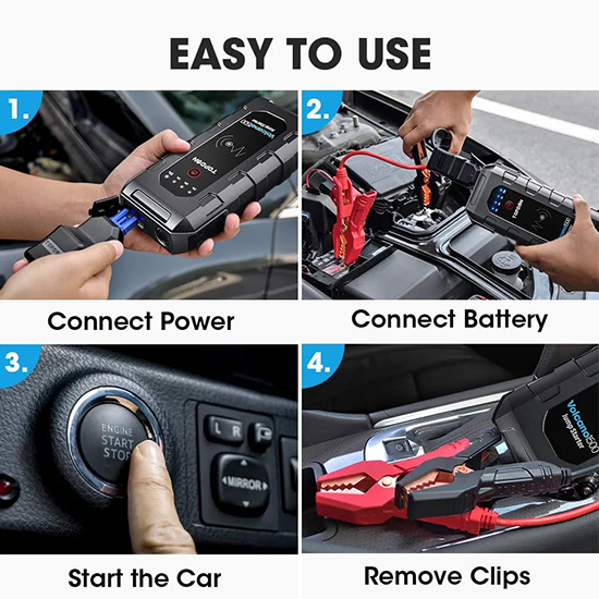 TOPDON - Volcano 1500 - Battery Jump Starter & Power Supply - 12V - 1500A - 18,000mAh My Store
