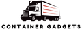 Logo of a truck with 'Container Gadgets' text below on a white background