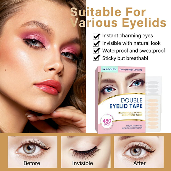 Eyelid Tape, 480 Pcs Eyelid Lifter Strips My Store