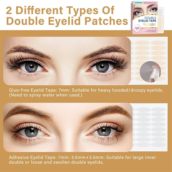 Eyelid Tape, 480 Pcs Eyelid Lifter Strips My Store
