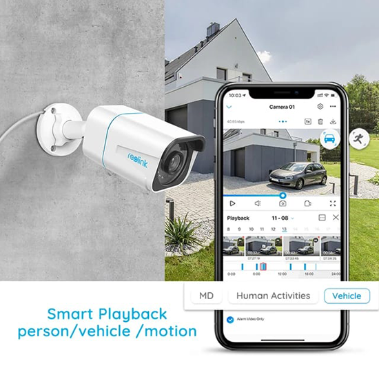 REOLINK 4K Security Camera 8MP Outdoor System Up to 256GB SD Card, RLC-810A My Store