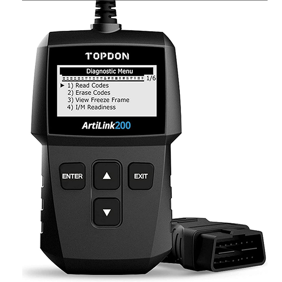 OBD2 Scanner TOPDON AL200 Car Code Reader, Auto Check Engine Light, Read & Erase Fault Codes My Store