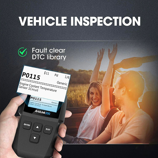 OBD2 Scanner TOPDON AL200 Car Code Reader, Auto Check Engine Light, Read & Erase Fault Codes My Store