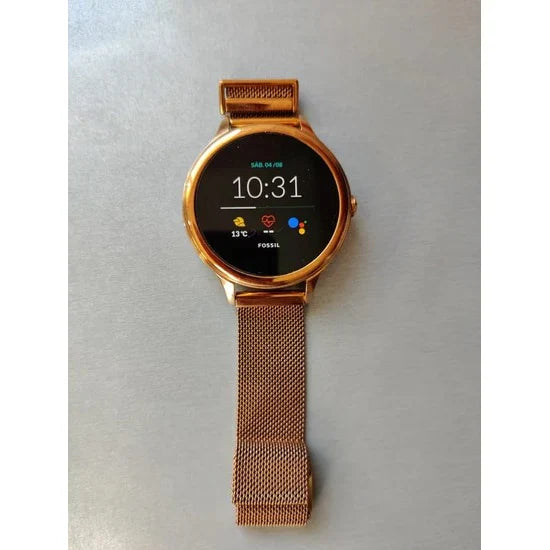 Fossil 5e 1912 Straps stain less steel color rose gold Dail rose gold (without box minor straches) My Store