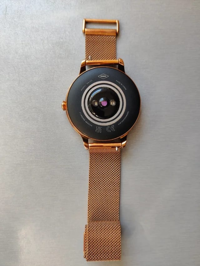 Fossil 5e 1912 Straps stain less steel color rose gold Dail rose gold (without box minor straches) My Store