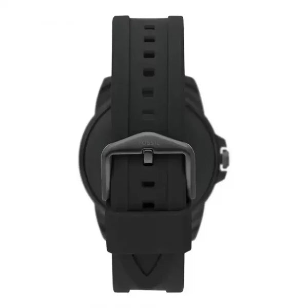 Fossil Gen 5E Stainless Steel HR Touchscreen For Men, Smartwatch with Speaker, Heart Rate, GPS, Music Storage and Smartphone Notifications, Leather Strap (Black) (Pre-Owned) My Store