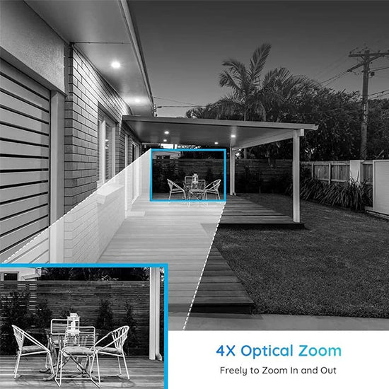 Relink rlc 511w wired and wifi outdoor camera with ir night vision 4× optical zoom box pack with complete accessories My Store