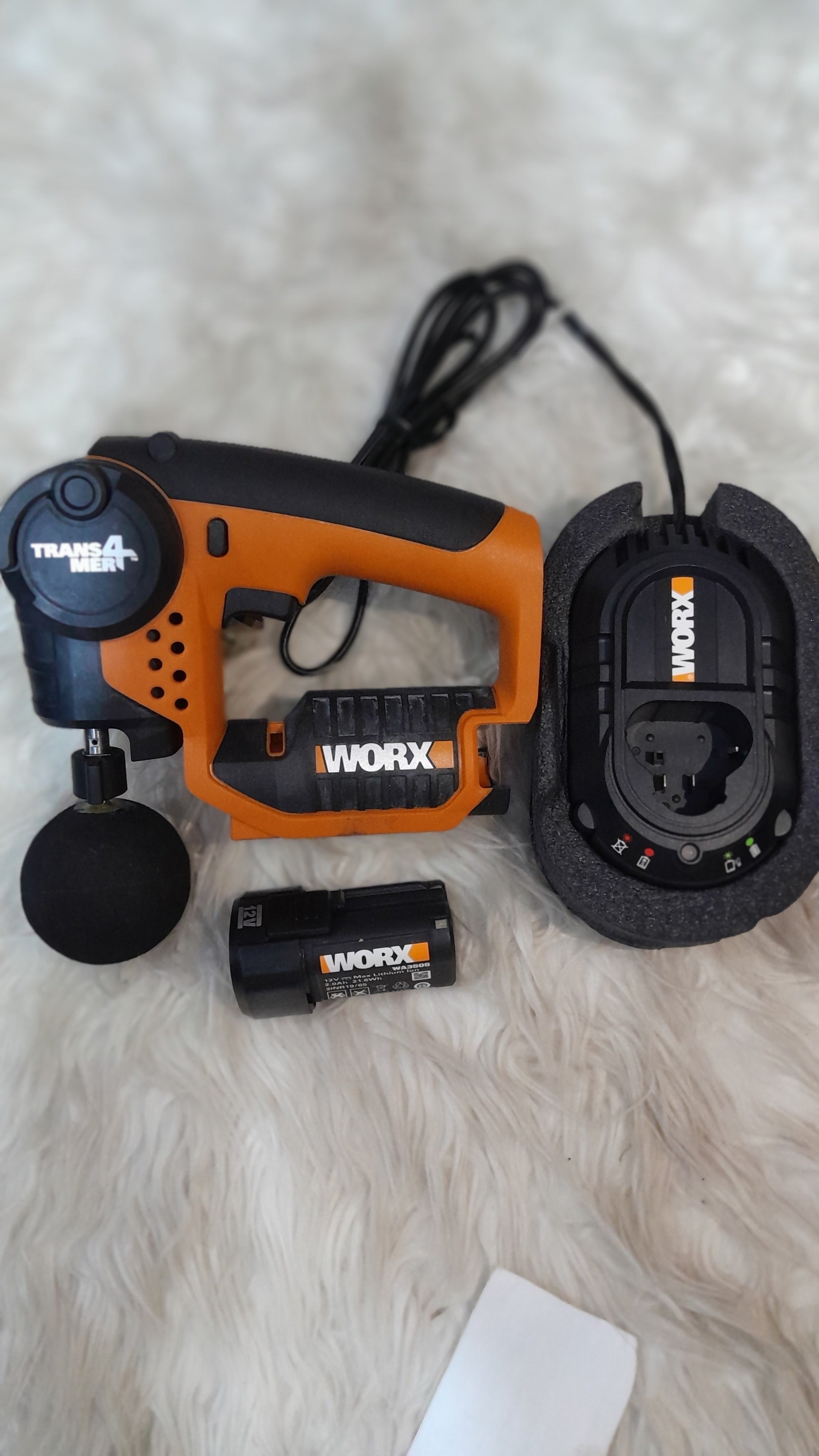 Worx WX541 12V Cordless Massage Gun My Store