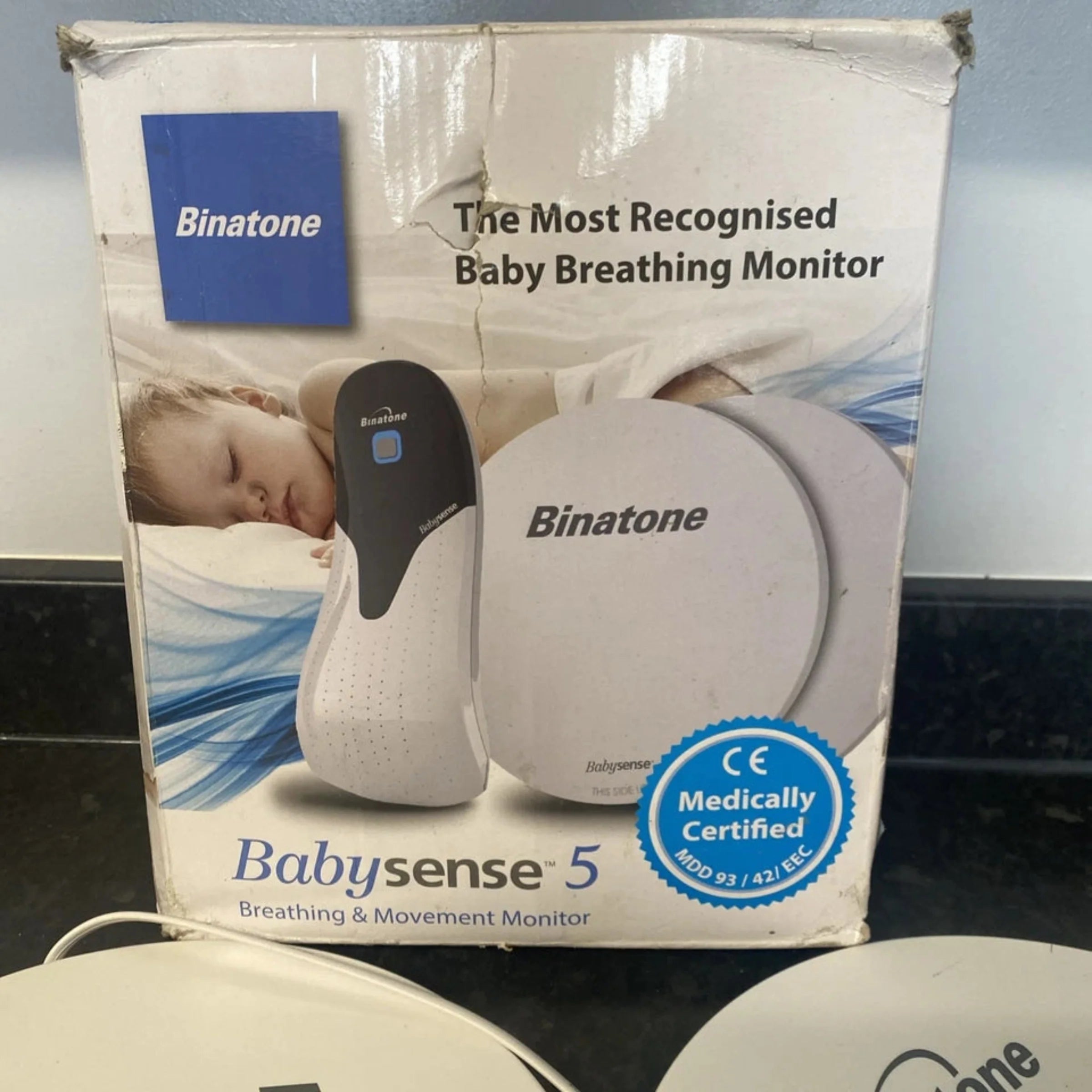 BabySense 5 Baby Breathing and Movement Monitor - White My Store